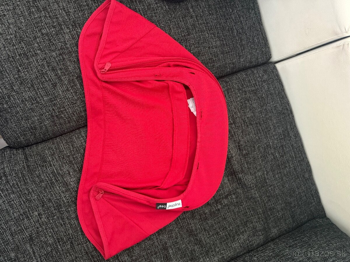 Krásna originálna červená strieška na bugaboo bee3 - 2