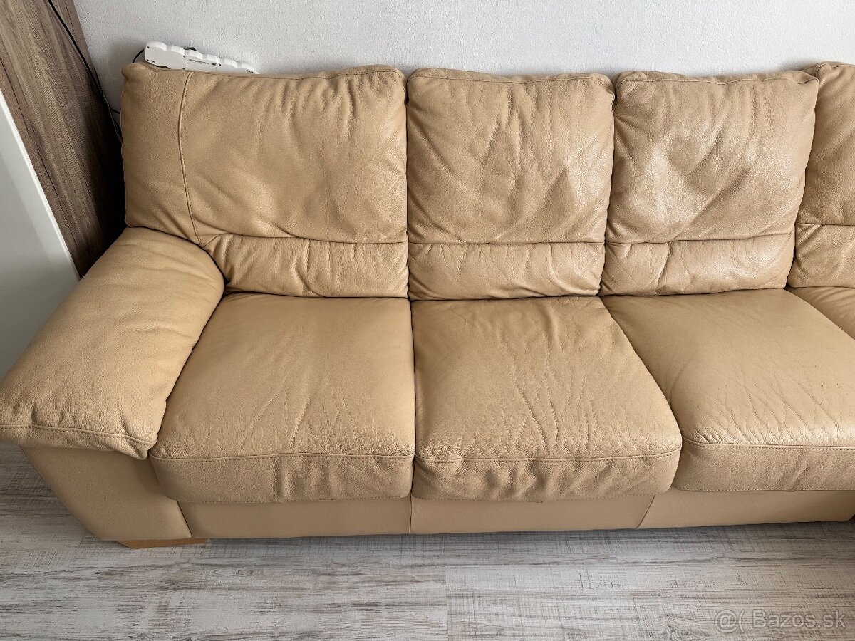 Kožená sedačka L - 2