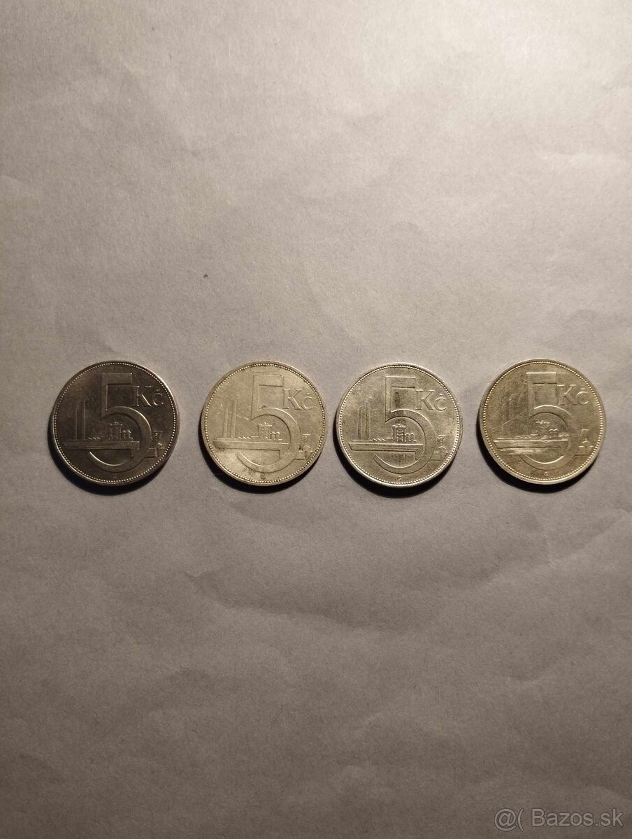 mince 5 koruny - 2