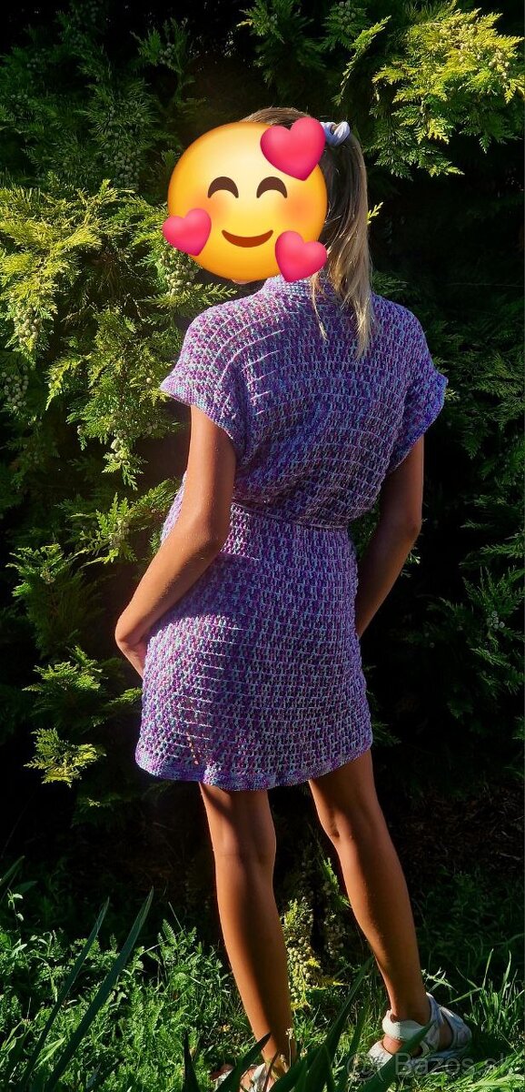 Vzdušná háčkovaná plážová tunika - 2