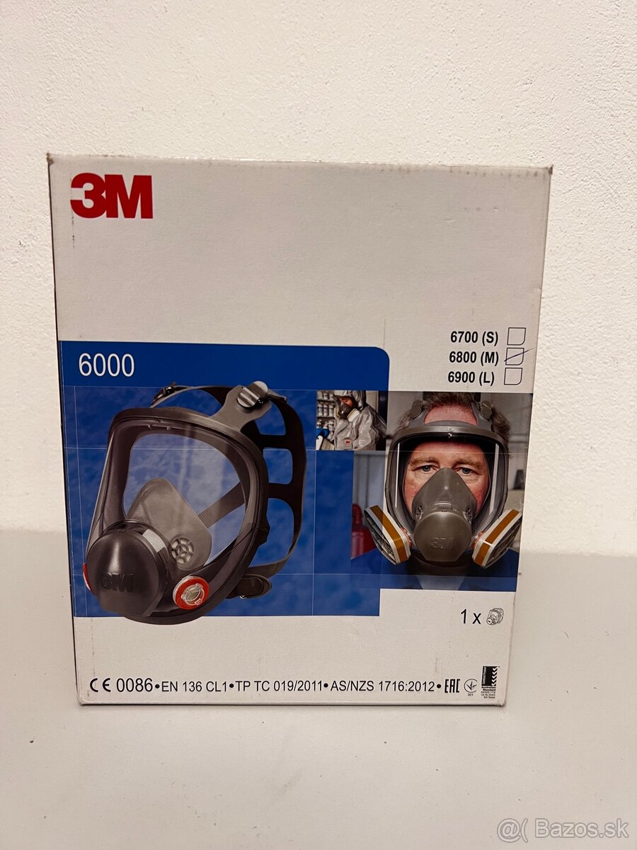 Celotvárová maska 3M - 2