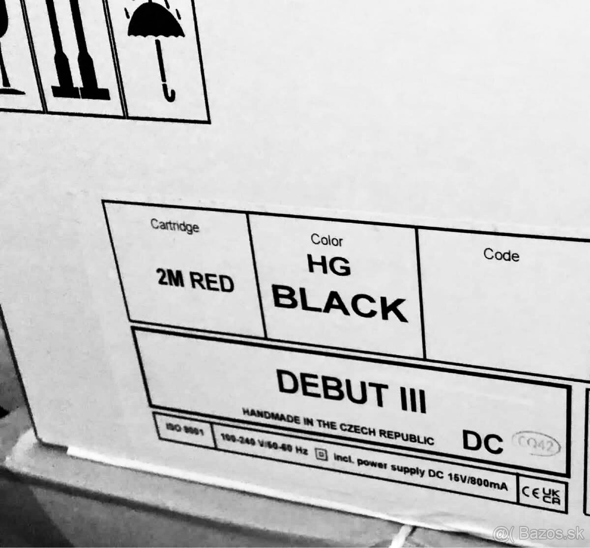 Pro-ject Debut III Esprit, Acryl Pl., 2M RED - nový gramofon - 2