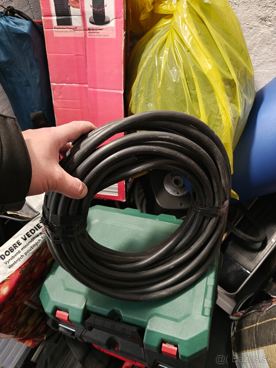 Kábel 3x4 silový 8metrov + - cca - 2