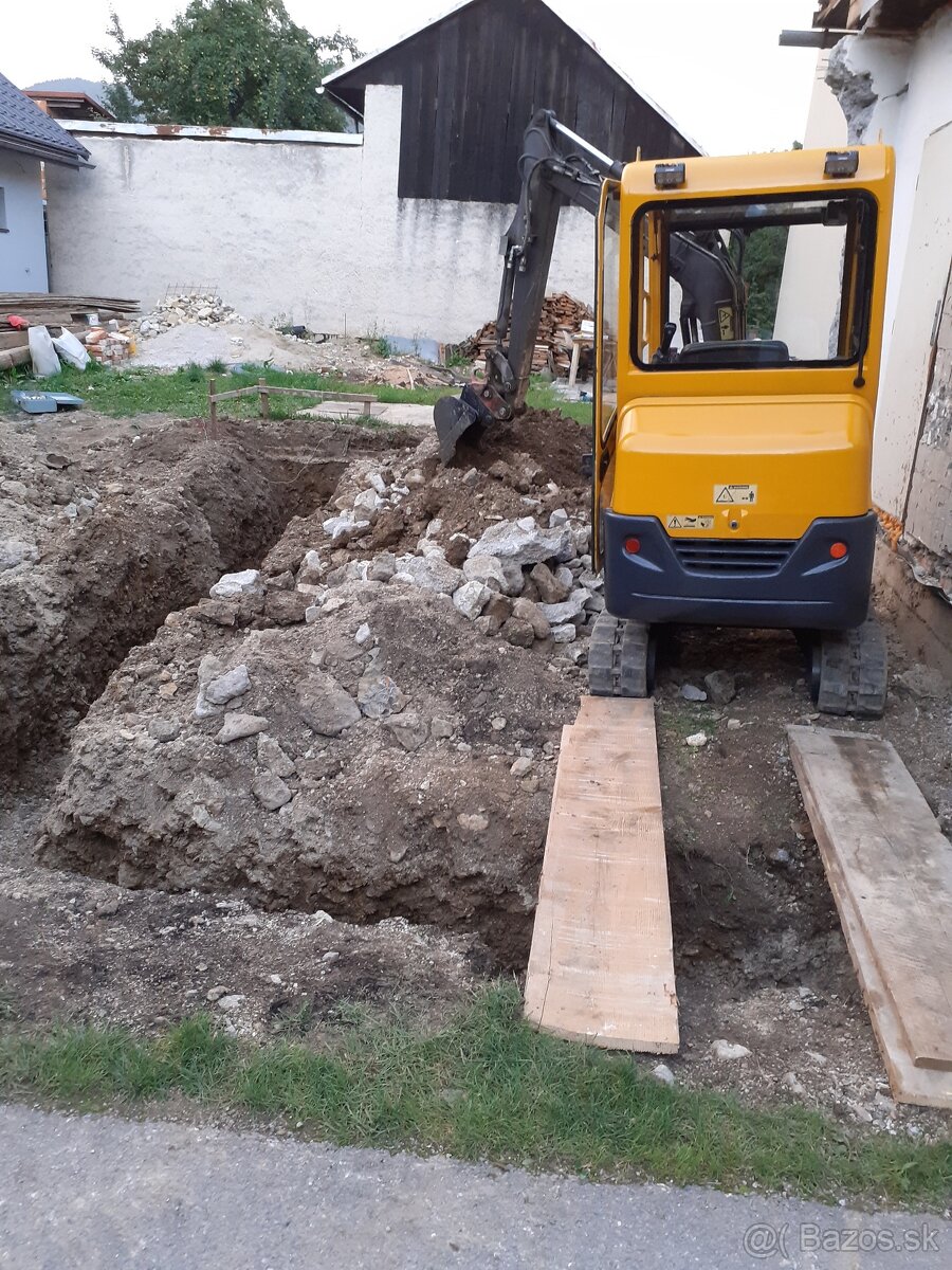 Vykopove a zemne prace, bager,unc - 2