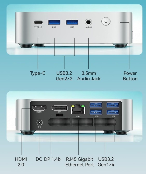 MINI PC - Acemagic K1 - Ryzen R2544 - 2