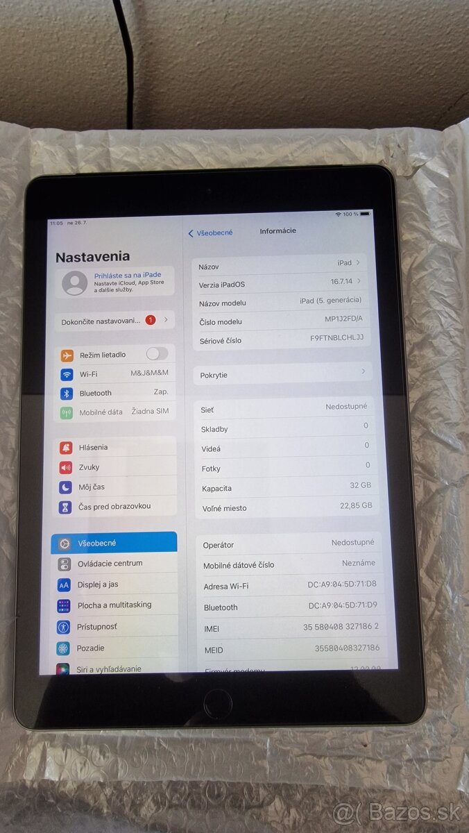 Ipad 5 cellular, 32gb - 2