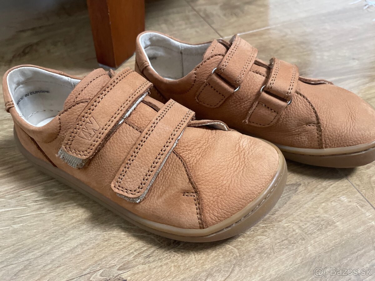 Kožené barefoot mokasíny veľ. 32 - 2