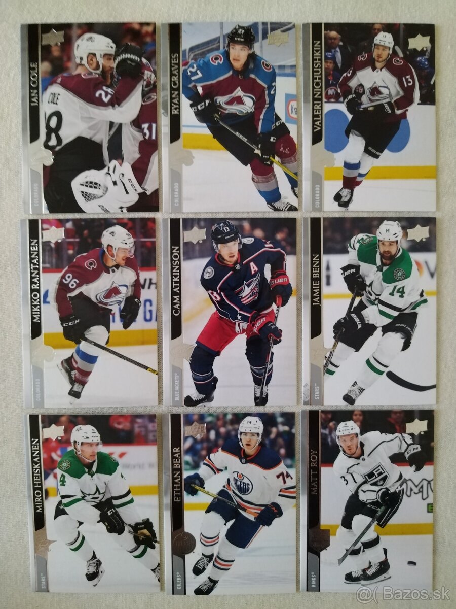 Hokejové kartičky UD 2020/2021 séria 2 - 2