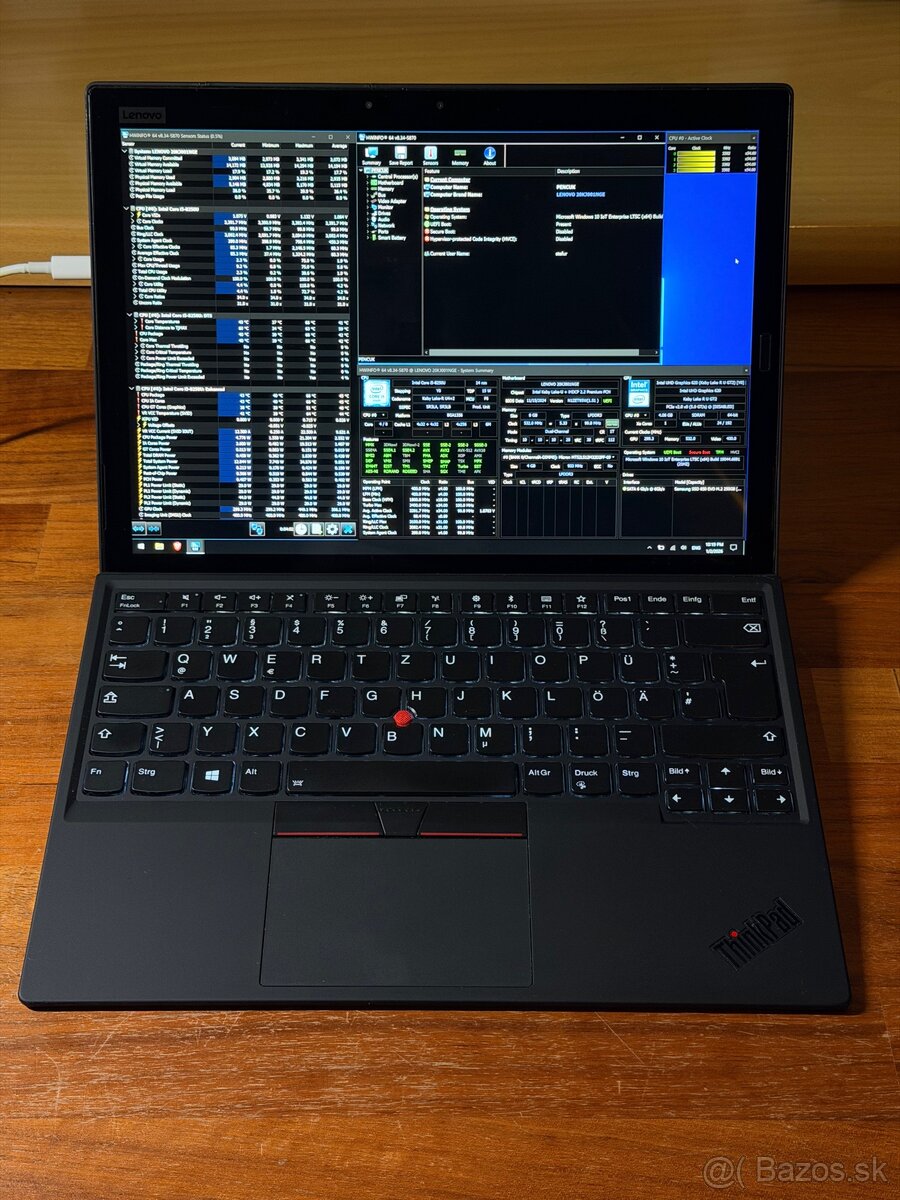 ThinkPad X1 Tablet Gen3 - 250GB SSD, 8GB RAM, i5 - 2