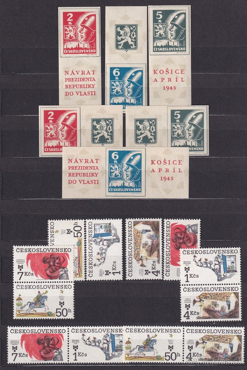 ČSR II - kupóny, spojky - 2