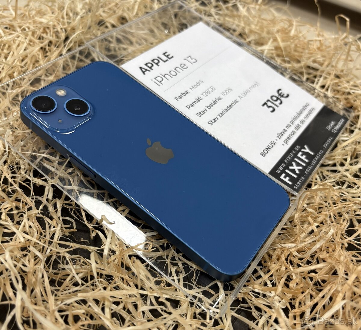 Apple iPhone 13 Modrý - 128GB - 2