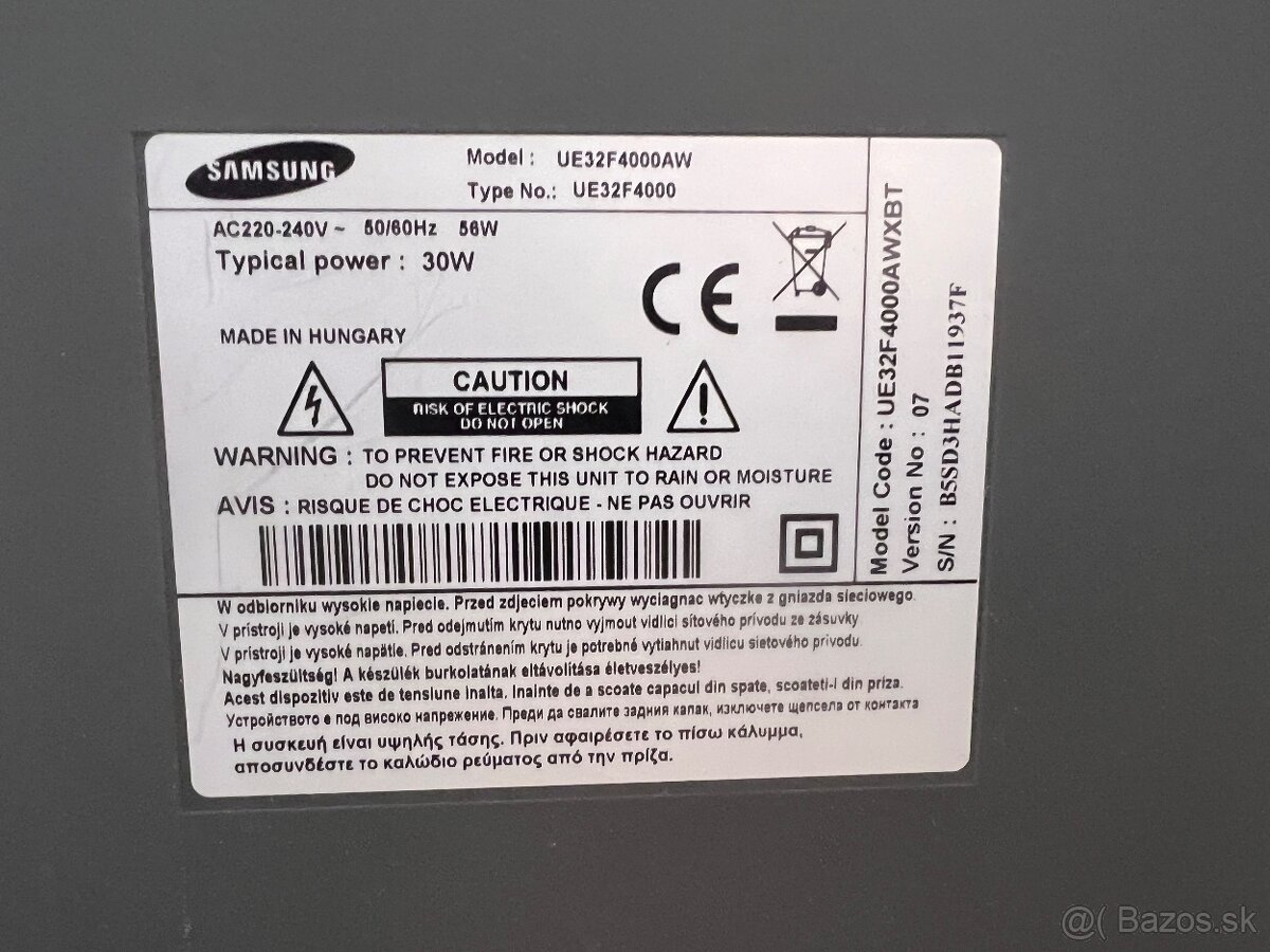 Televizor Samsung UE32F4000, 81,3 cm (32") - 2