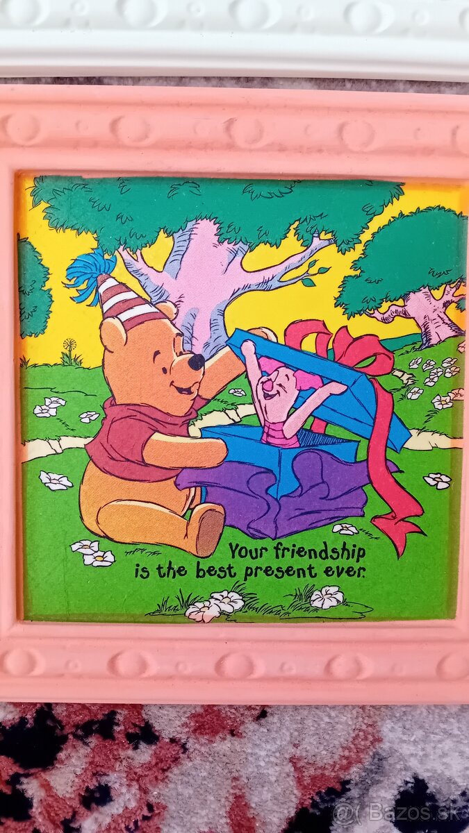 Obrázky do detskej izby Macko Pu,2ks spolu - 2