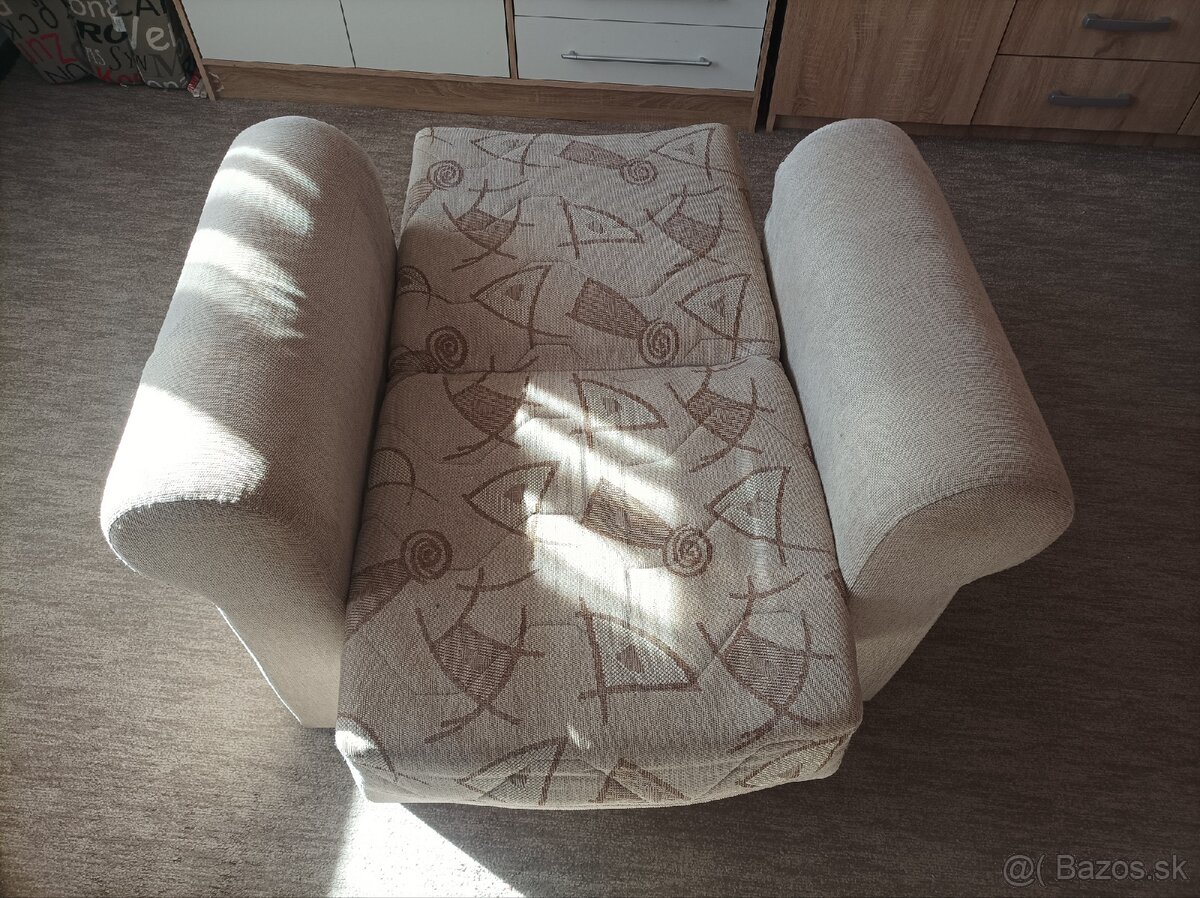 Kreslá jednomiestne 2ks (cena za obe kresla spolu) - 2