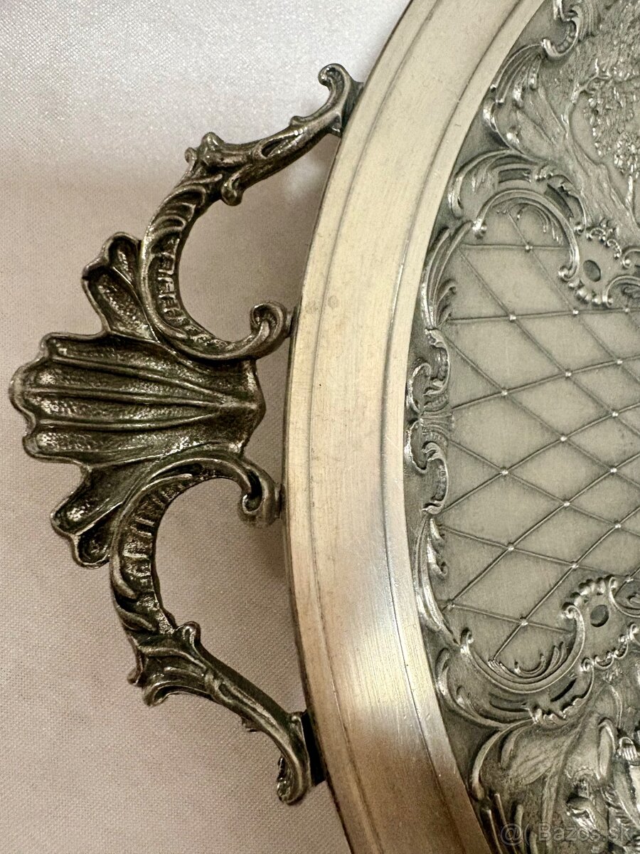 Stará Nemecka cinova ryta misa značená - 2