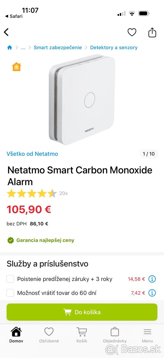 Legrand Smart Carbon Monoxide Alarm - 2