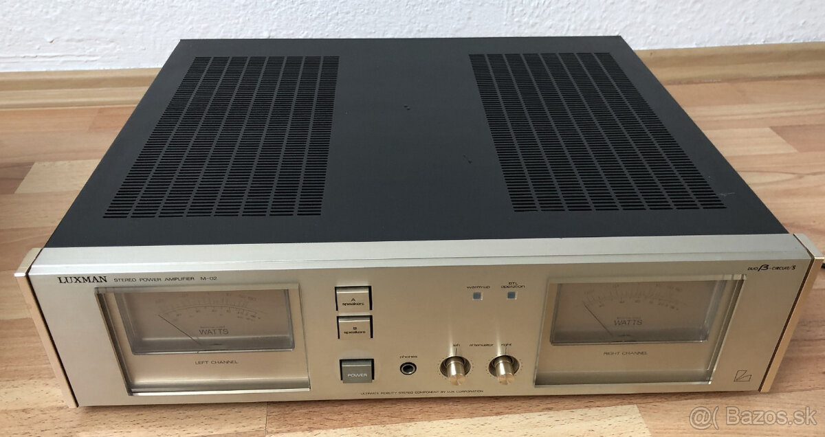 zostava Luxman M02 a C02 Japan - 2