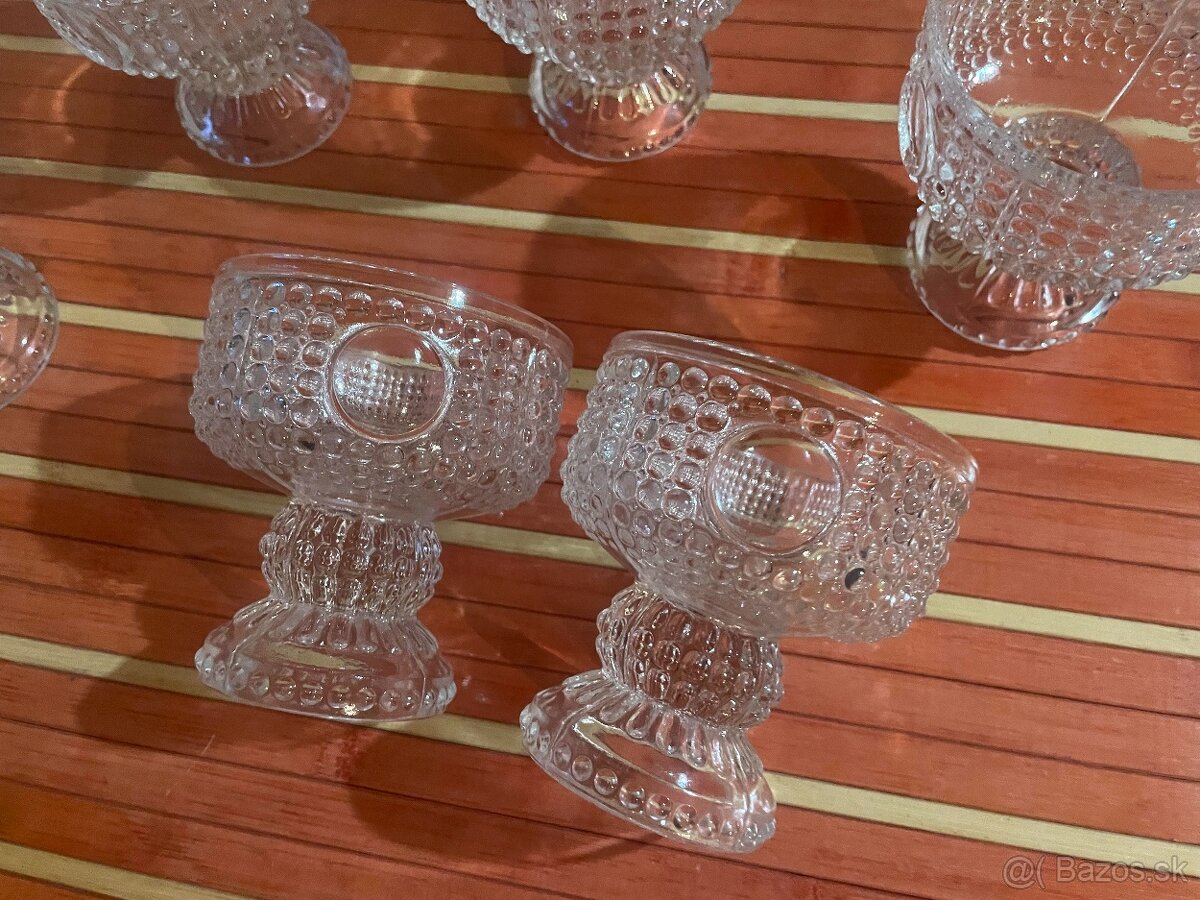 Retro dezertné poháre - Perlička - 2