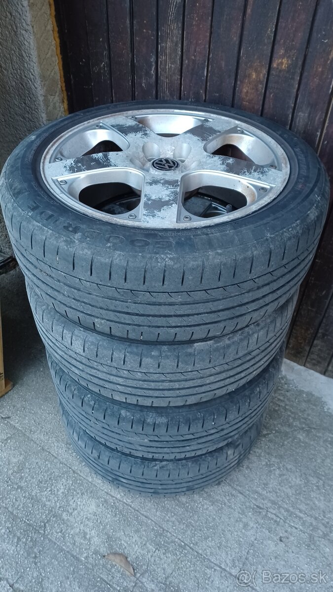 Predám Kolesá 5x100 R17- Golf 4, Octavia 1,,,, - 2