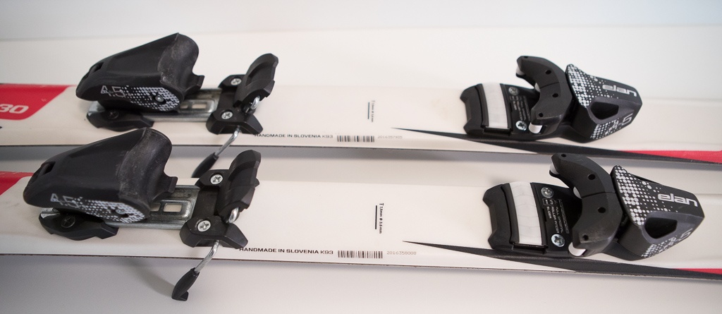 Detské lyže s viazaním + palice - 2