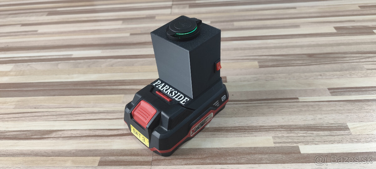 USB nabíjací adapter na batériu parkside - 2