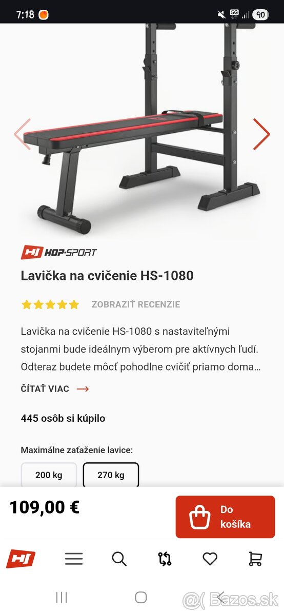 Lavicka na Benchpress - 2