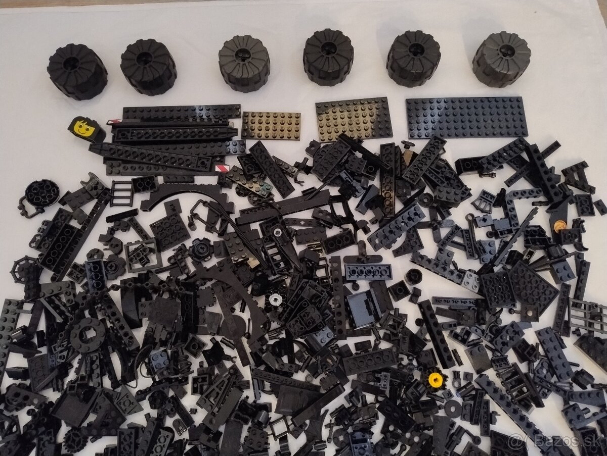 Lego diely čierna - 1,23kg - 2