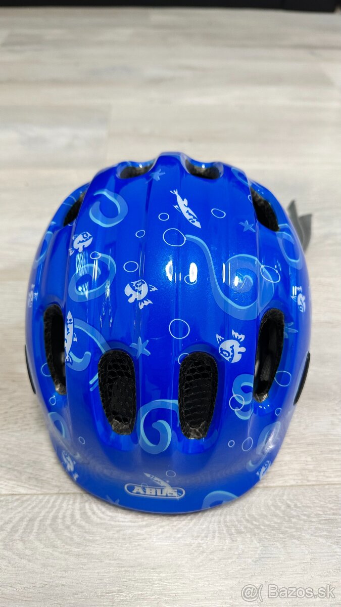 Detská prilba ABUS Smiley 2.0 Blue Sharky - 2