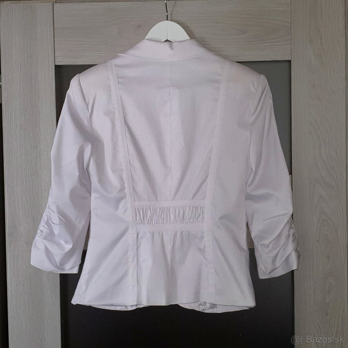 Krásne biele / modré sako - 2