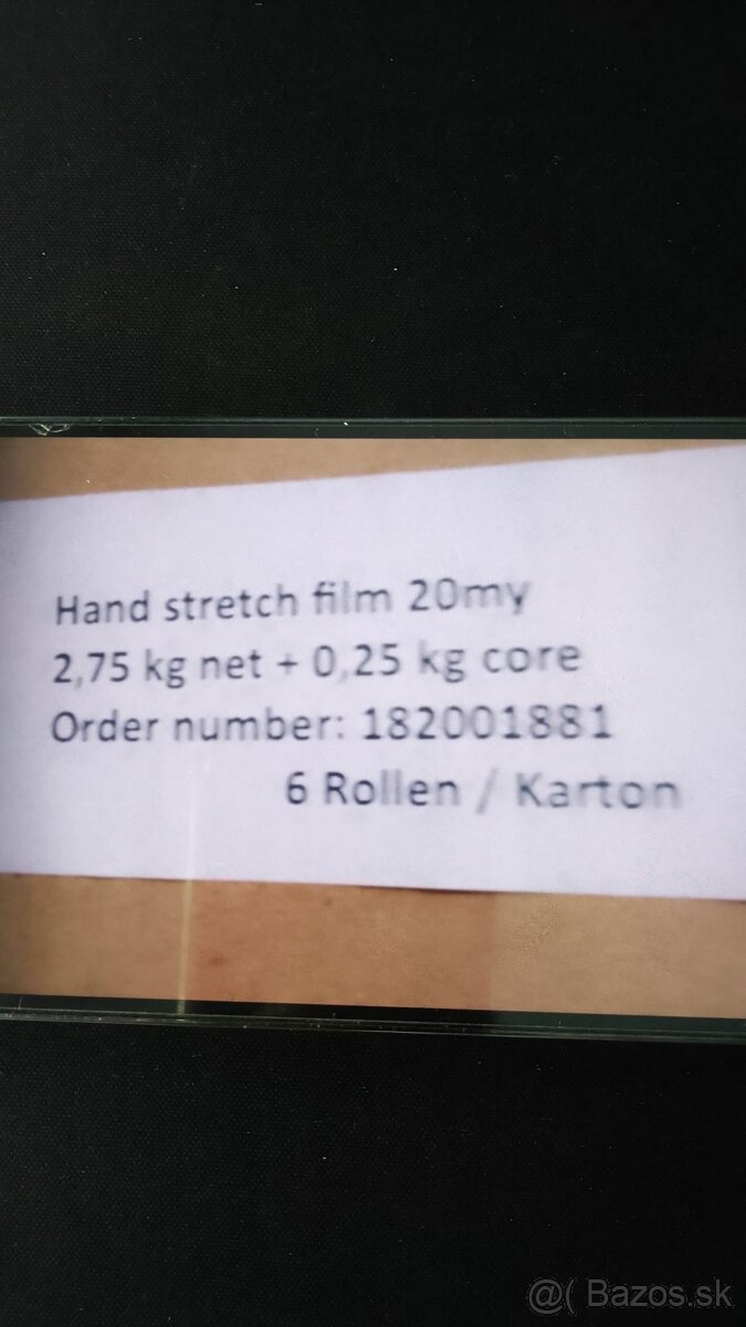 Predám stretch fólia 2,75kg - 2