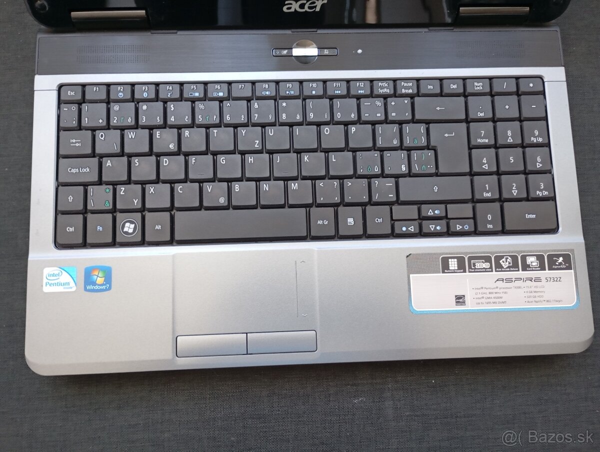 predám notebook Acer Aspire 5732Z , 4gb ram ,Win 7 - 2