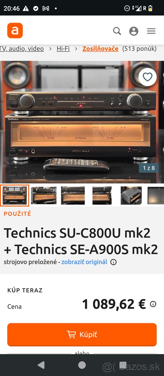 Technics AMP SU-C800U + SE-A900S - 2