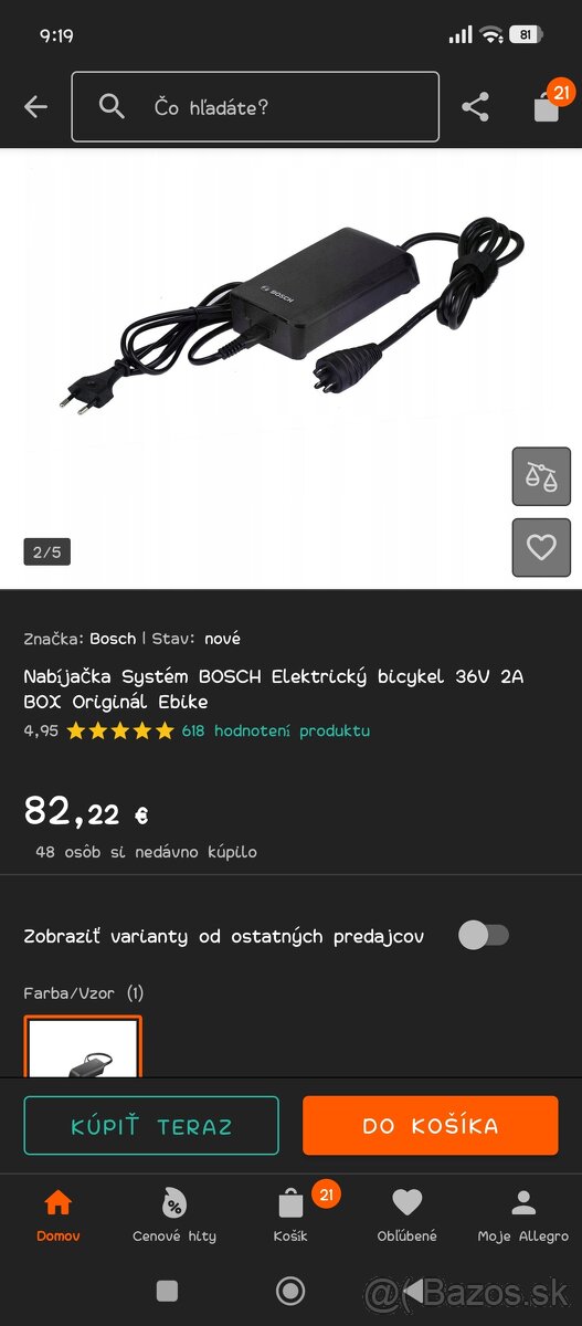 Predám nabíjačku Bosch - 2