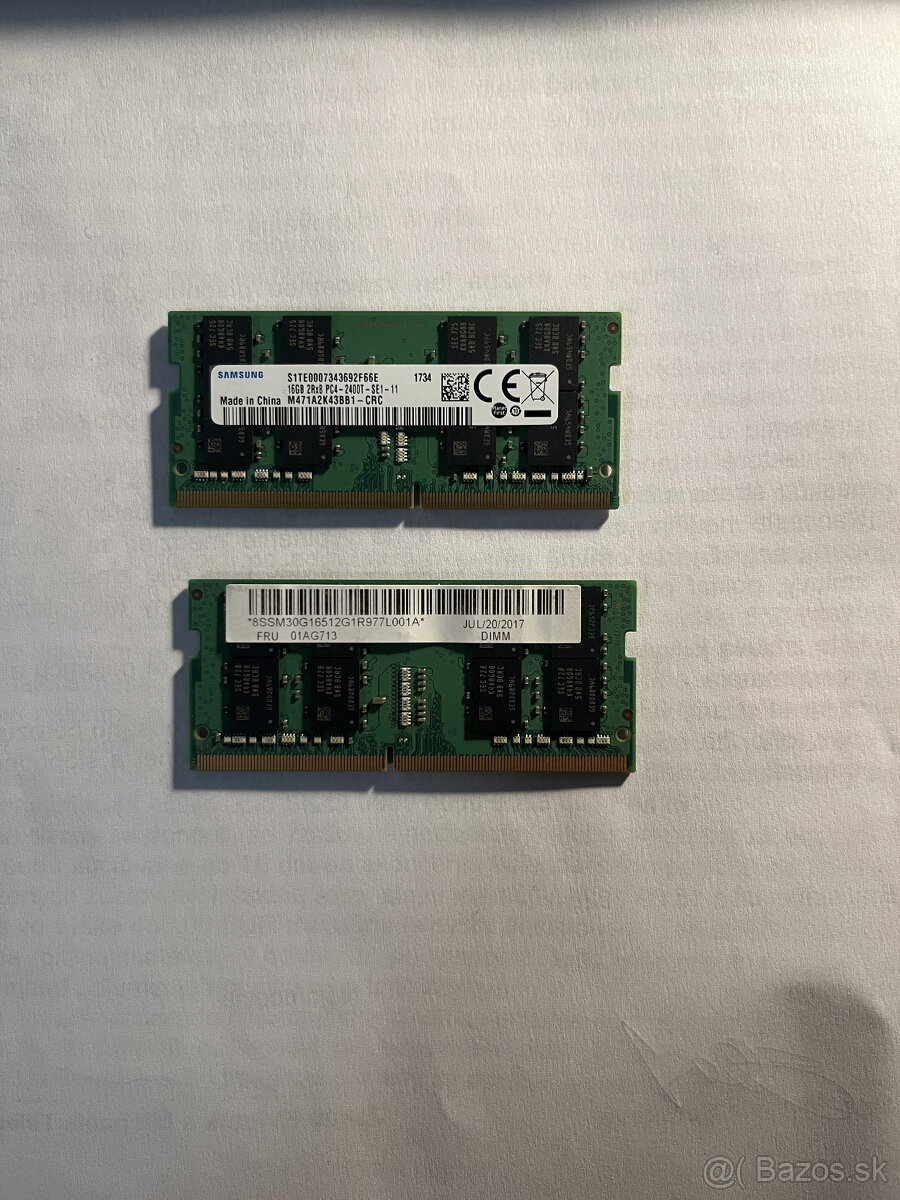 DDR4 SO DIMM 2x16 GB - 2