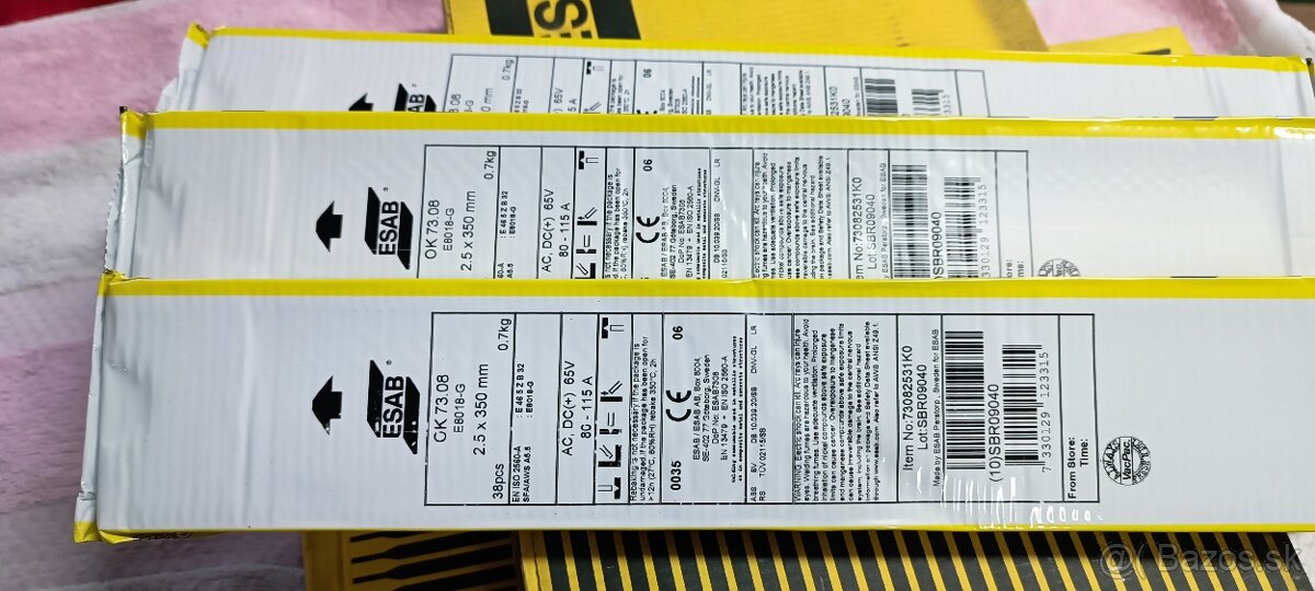 Predám elektródy ESAB VACPAC - 2