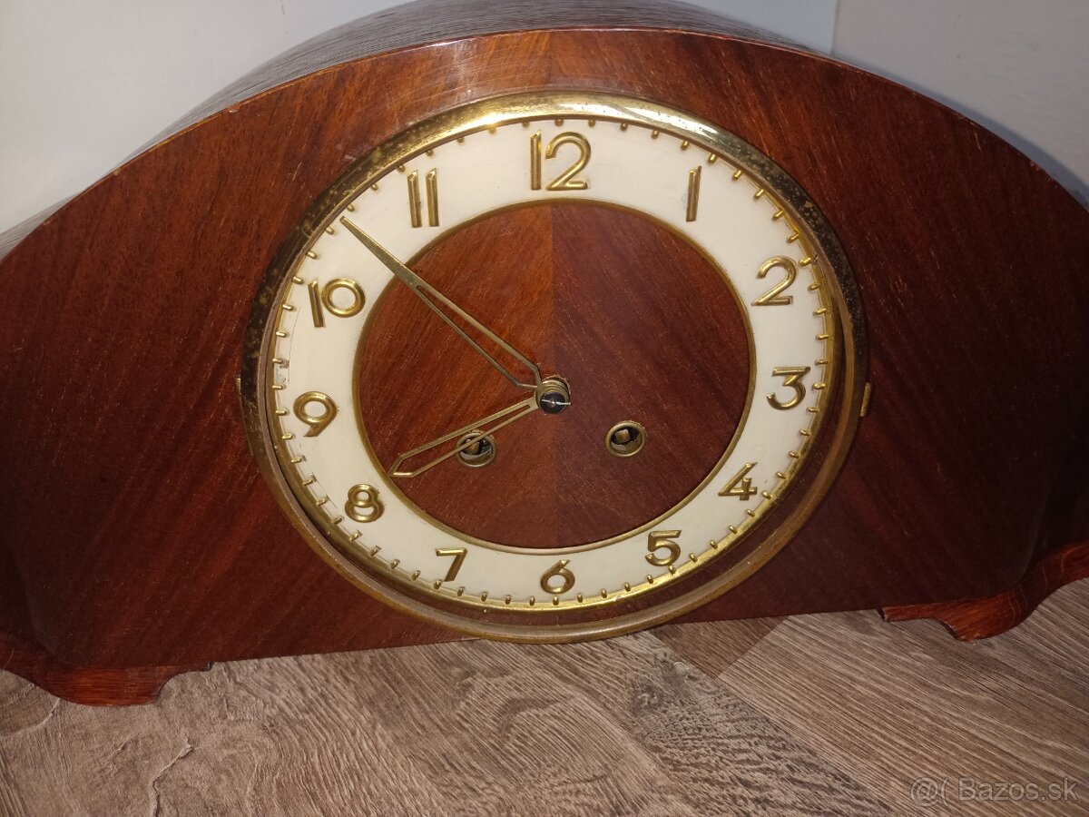 Krbové stolní hodiny starožitný Německo - 2