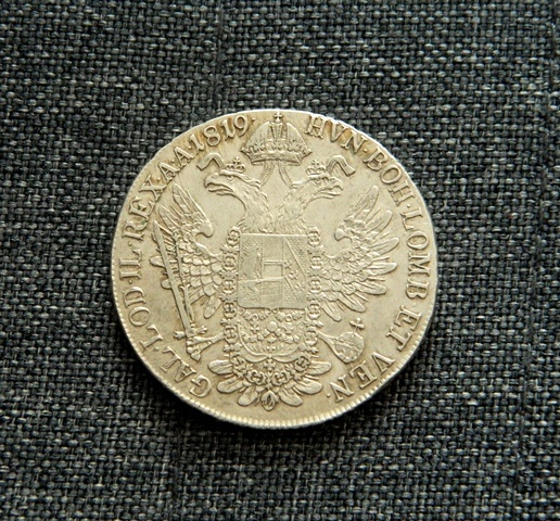 Predám 1 toliar 1819 A Franciscus I. - 2
