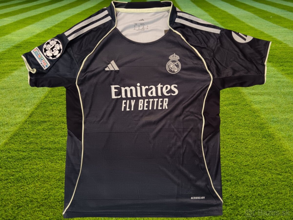 Vinícius Júnior Real Madrid 25/26 tmavomodrý dres - 2