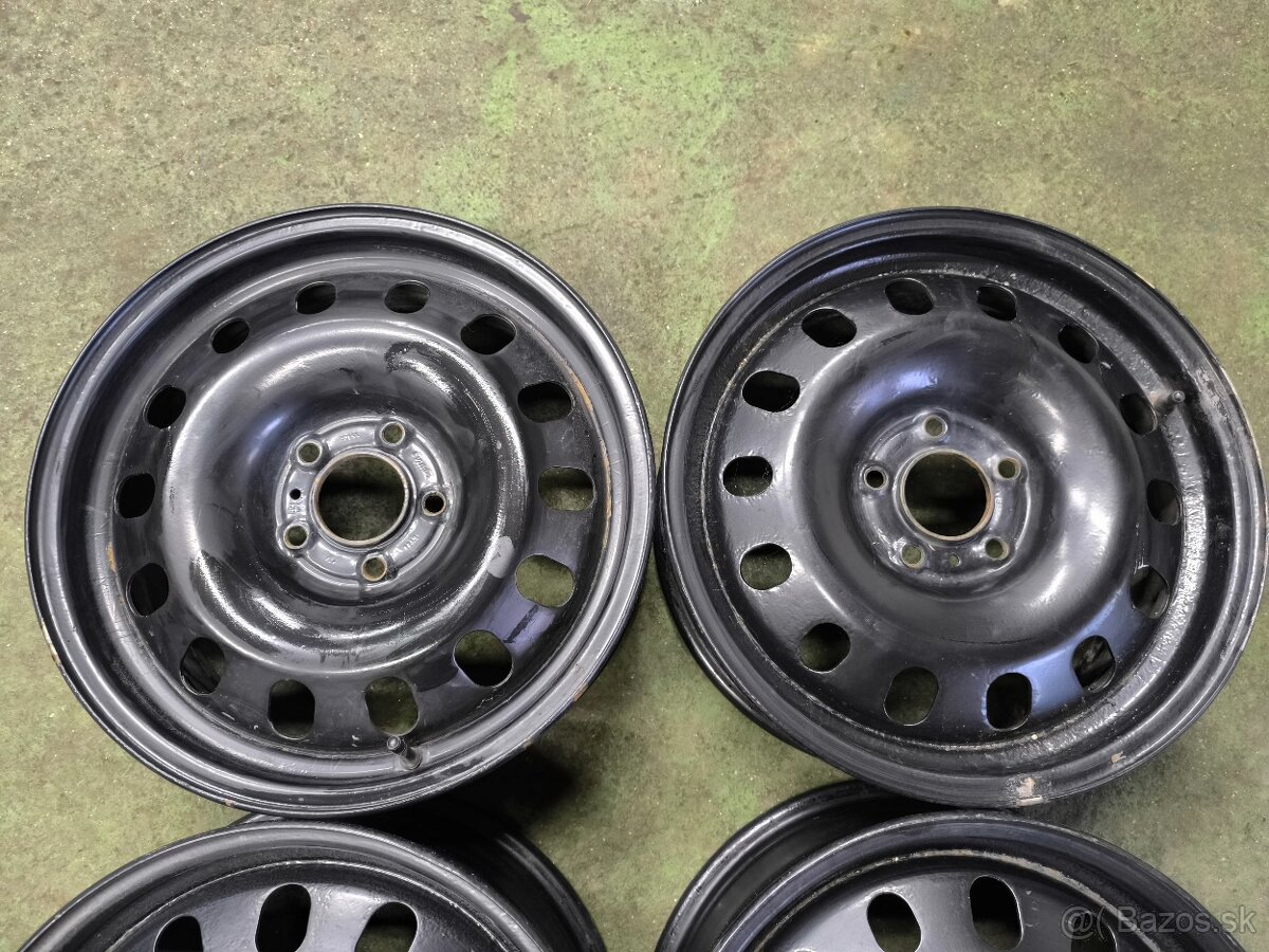 5x108 R16 Peugeot plechové disky - 2