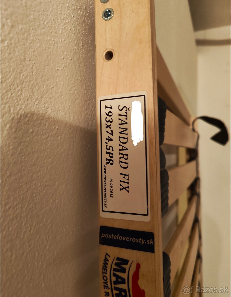 Posteľné rošty 2x - 2