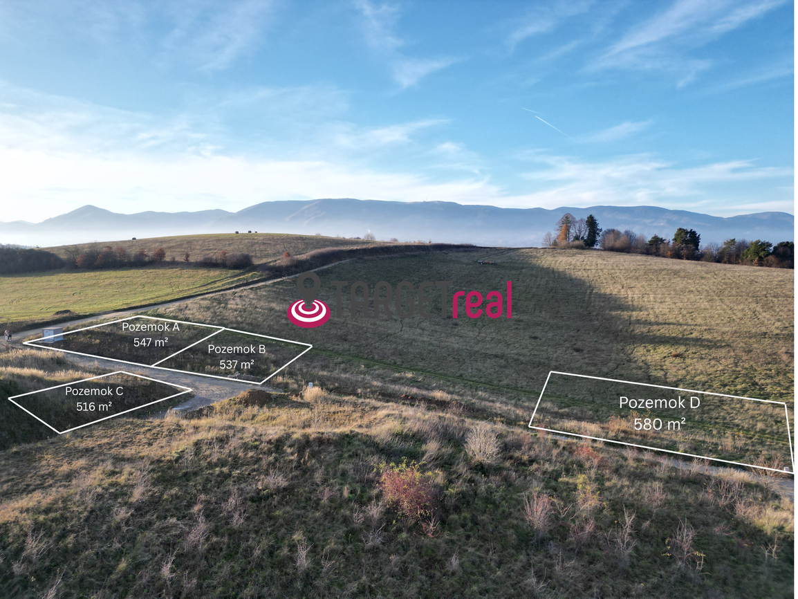 EXKLUZÍVNE – 4 SLNEČNÉ STAVEBNÉ POZEMKY NA DOSAH MARTINA | D - 2