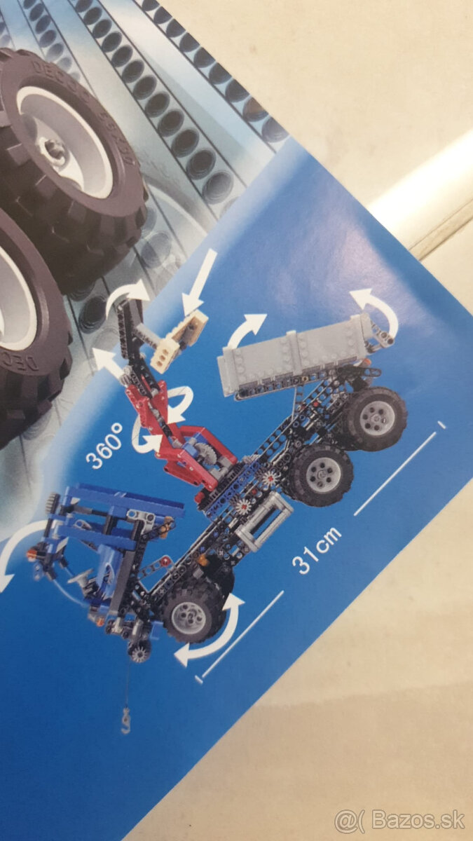 Skladačka - na chlp ako lego Terénny náklaďák 8273 - 2