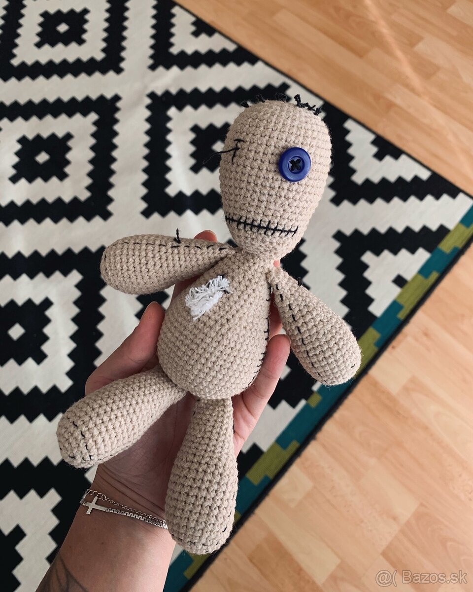 Háčkovaná bábika „KORN – Issues“ hand made - 2