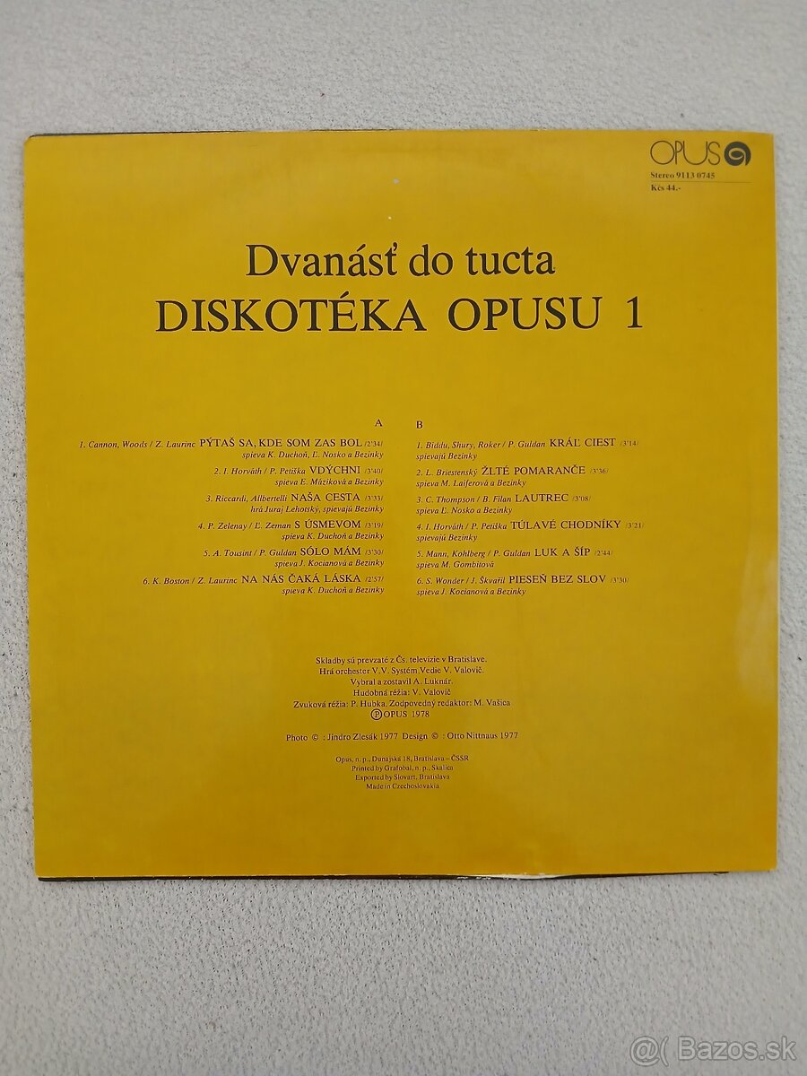 Dvanásť Do Tucta - Diskotéka Opusu 1 - 2