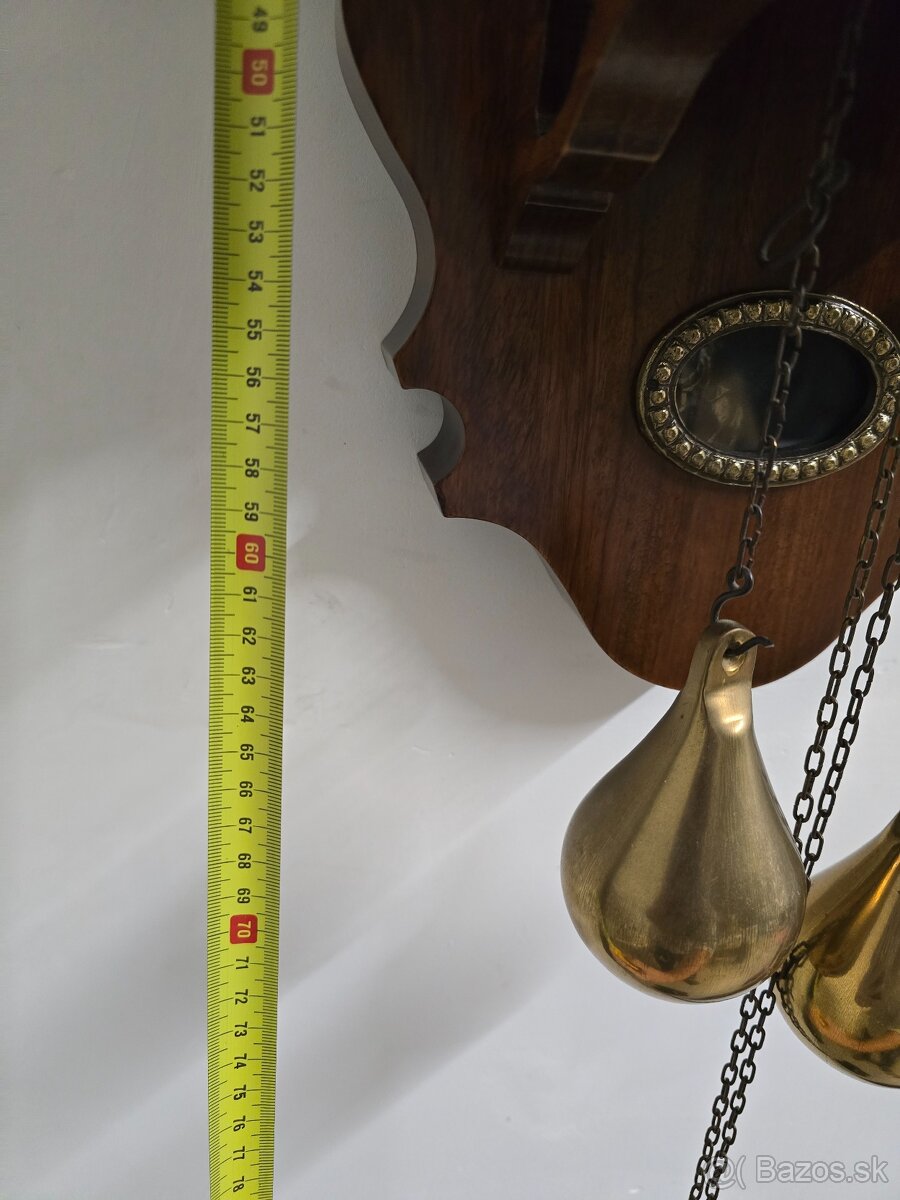 Nástenné drevene hodiny wuba... - 2