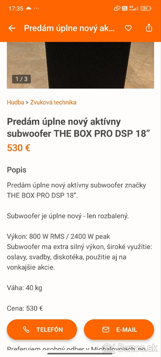 Mam na predaj basaky 2kusy THEBOX18pro - 2