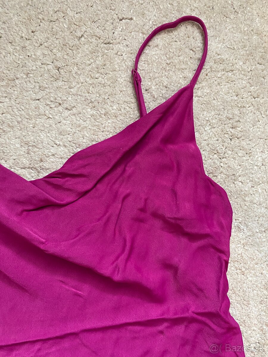 Magenta top na ramienka - 2