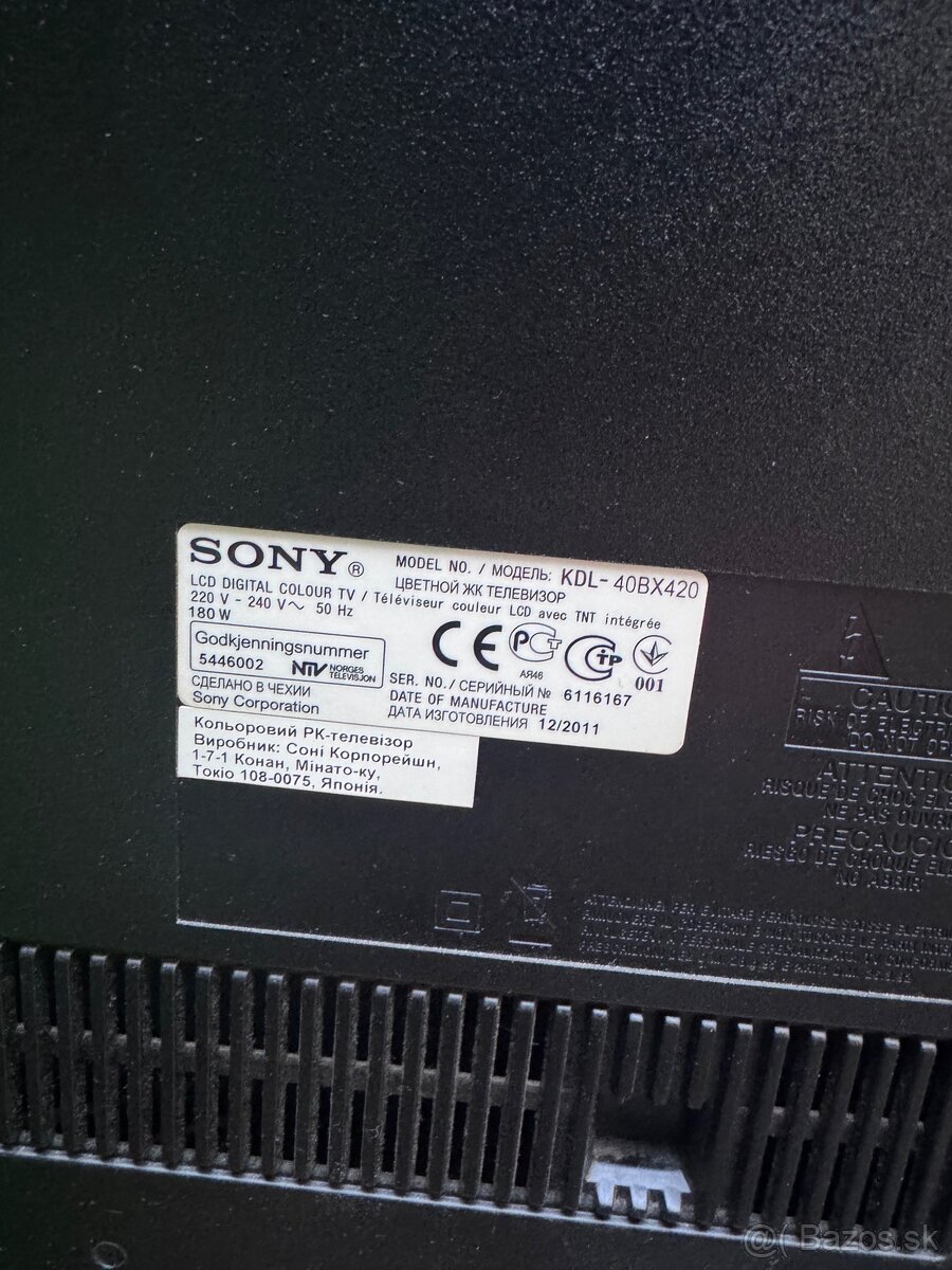 TV Sony 40” - 2