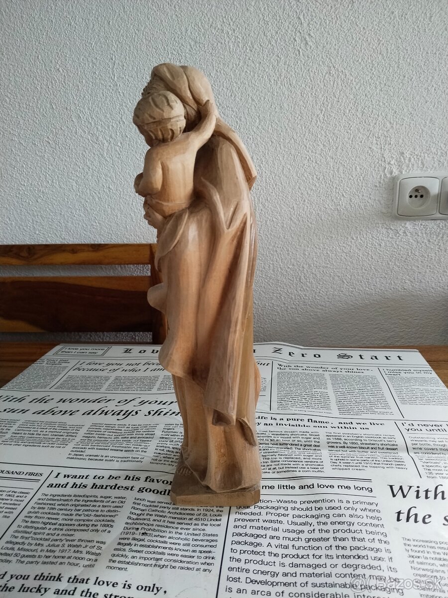 Madonna z nemořeného topolového dřeva - 2