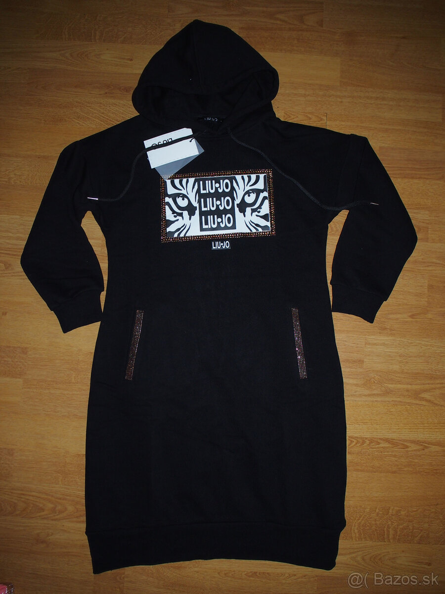 Liu jo dámske čierne šaty - 2